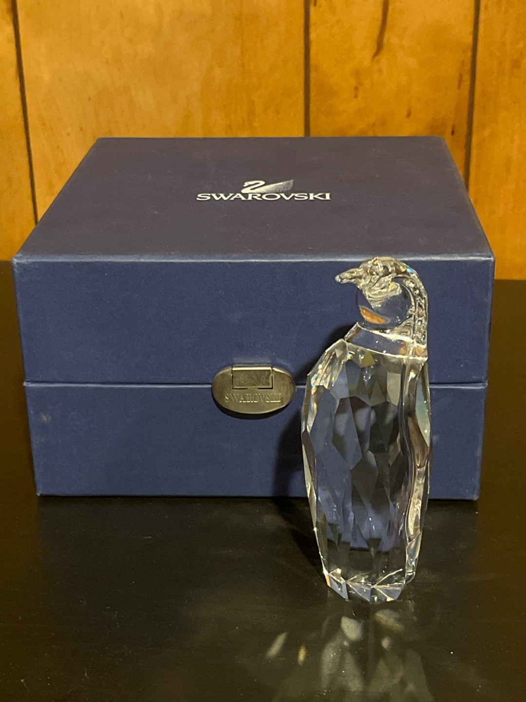 Swarovski Crystal Penguin Figurine with Box