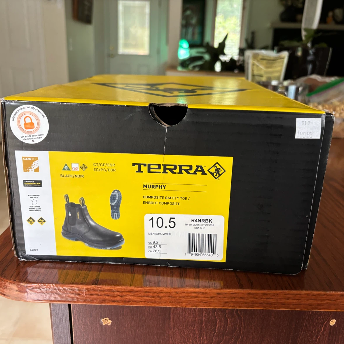Work Boot Terra Murphy Composite Safety Toe Boots Size 10.5 - photo 2