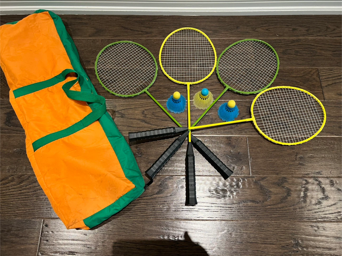 Badminton Racket Set with Bag and Shuttles
