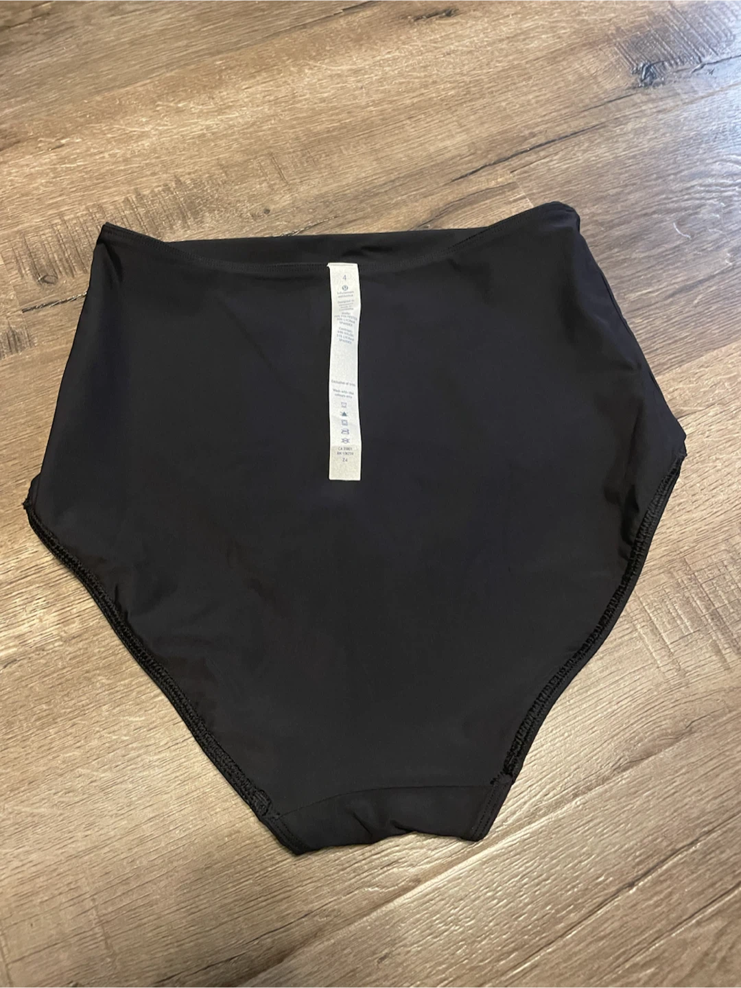 Lululemon Black High-Waisted Bikini Bottom Size 4 - photo 3