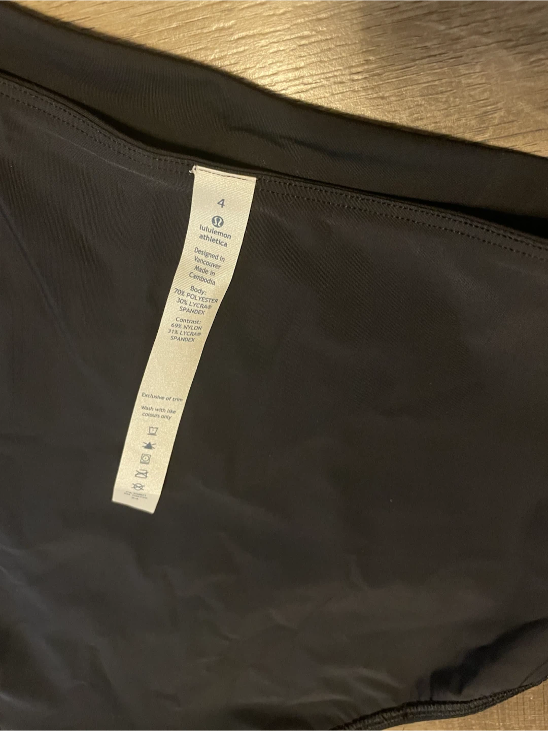 Lululemon Black High-Waisted Bikini Bottom Size 4 - photo 4