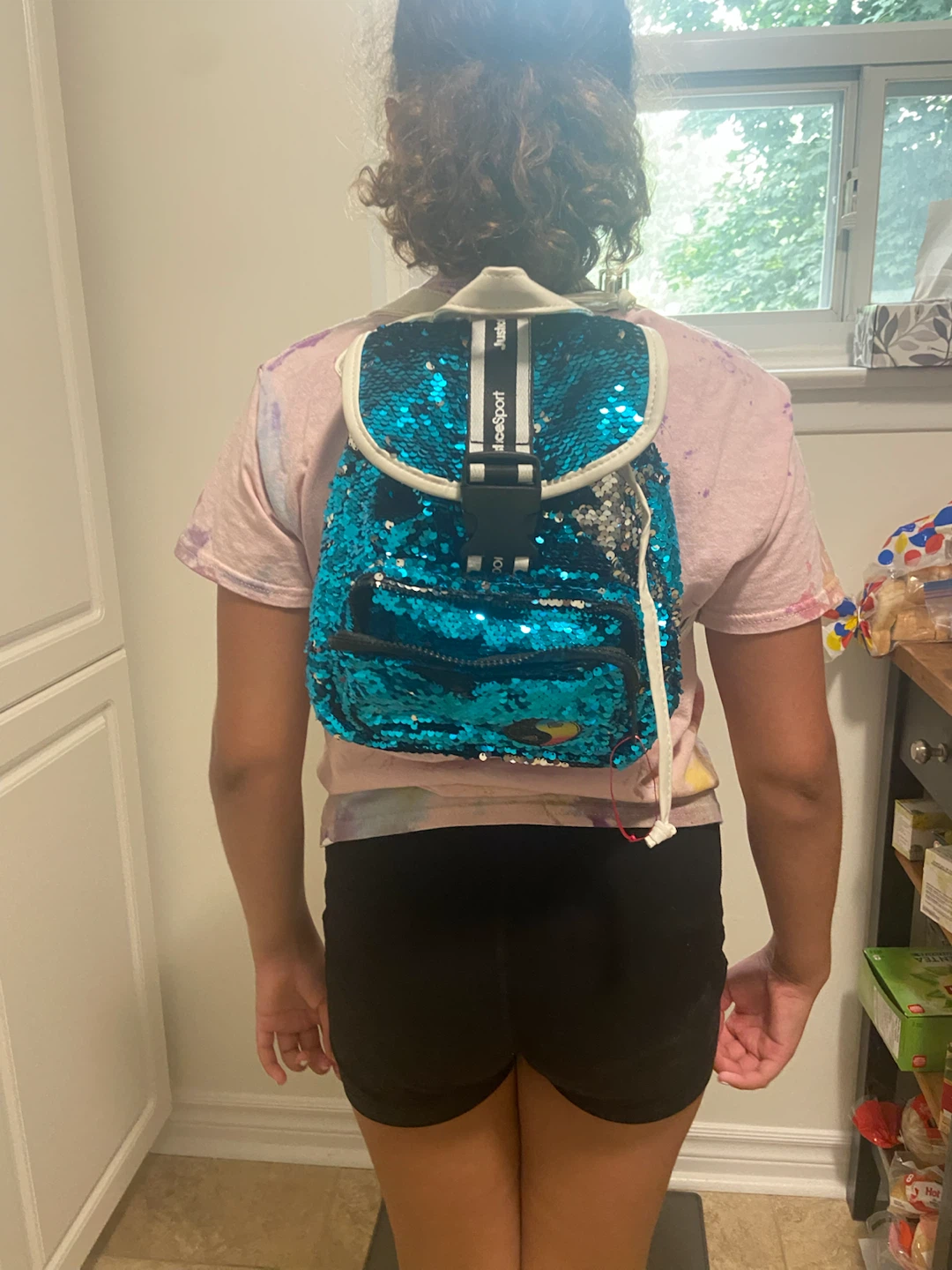 Sequin Backpack