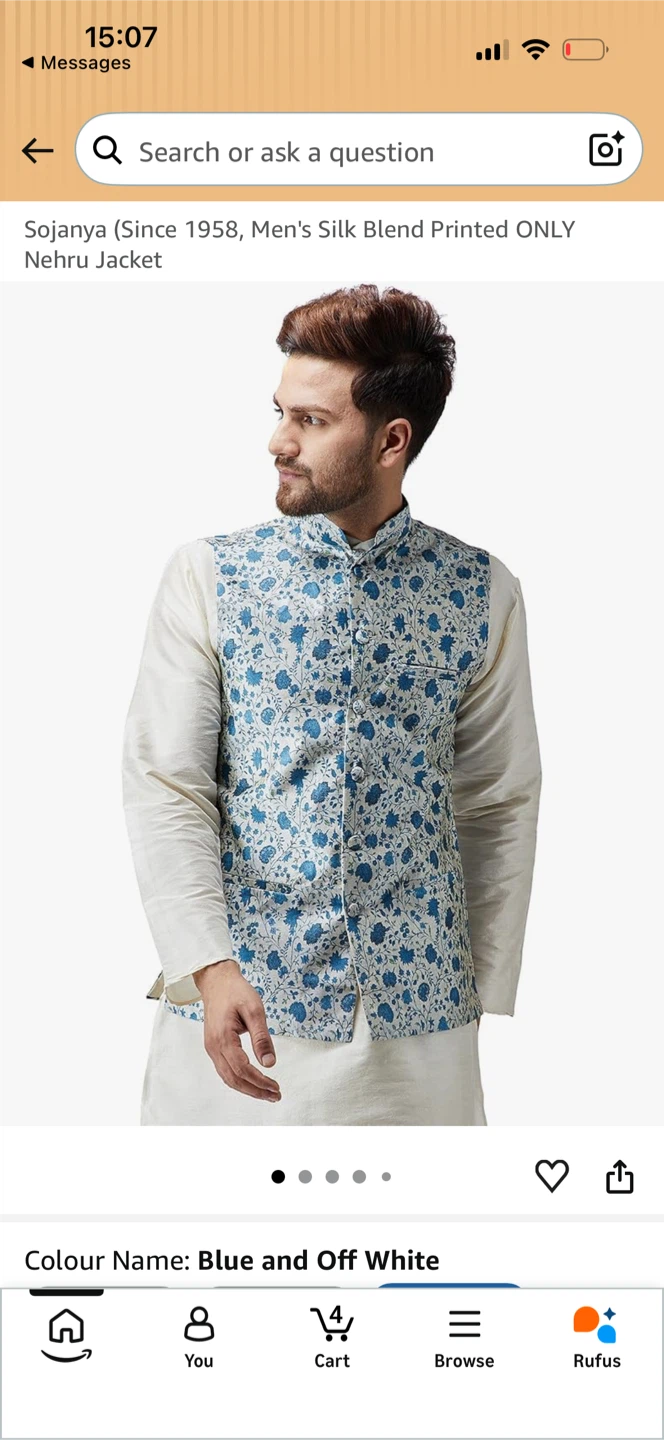 Men's Silk Blend Vest Size XXL