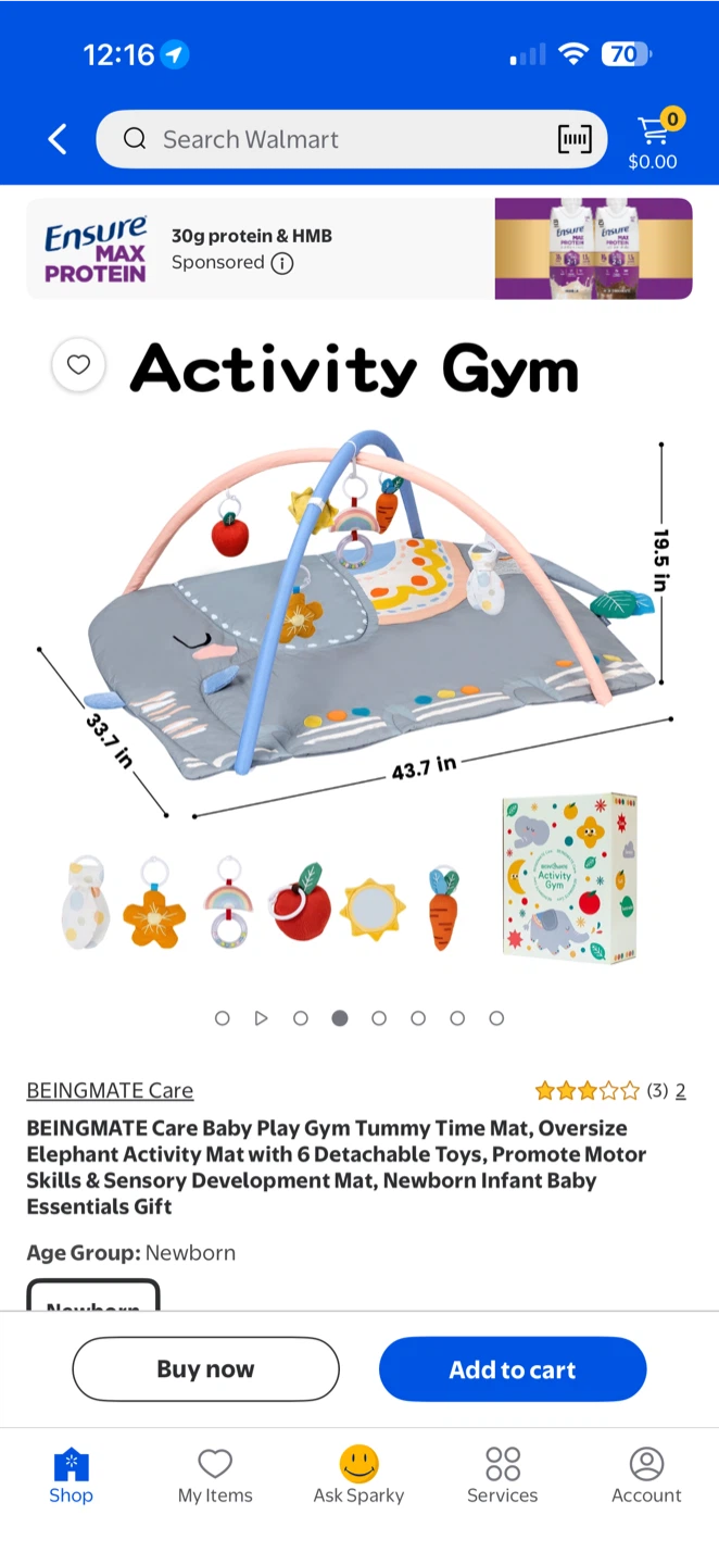 Beingmate Activity Gym for 0+ Years Old - photo 5