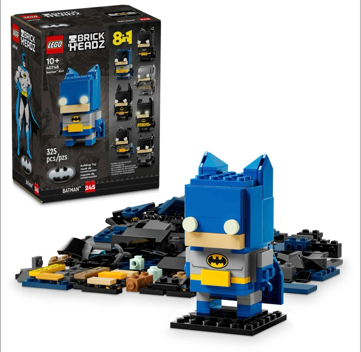 LEGO BrickHeadz Batman 8-in-1 Building Toy Set 40748 - photo 3