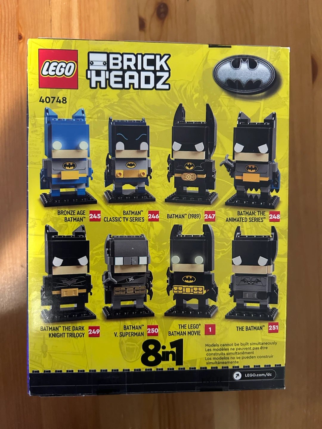 LEGO BrickHeadz Batman 8-in-1 Building Toy Set 40748 - photo 4