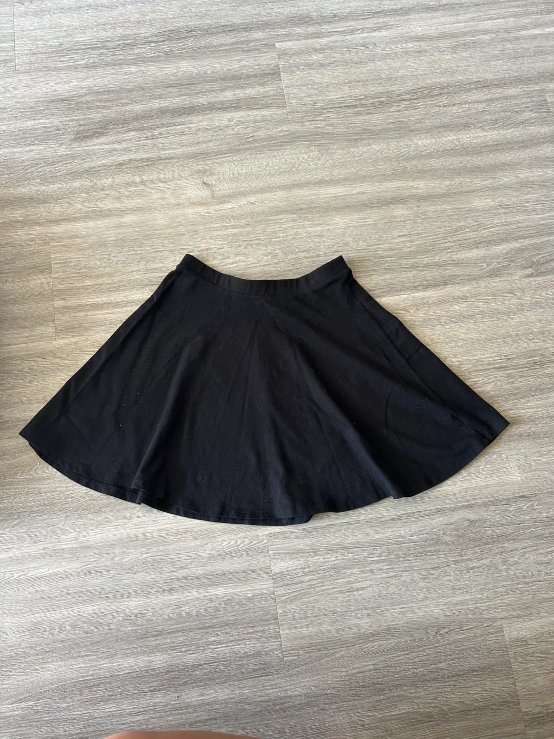 Black Flared Skirt