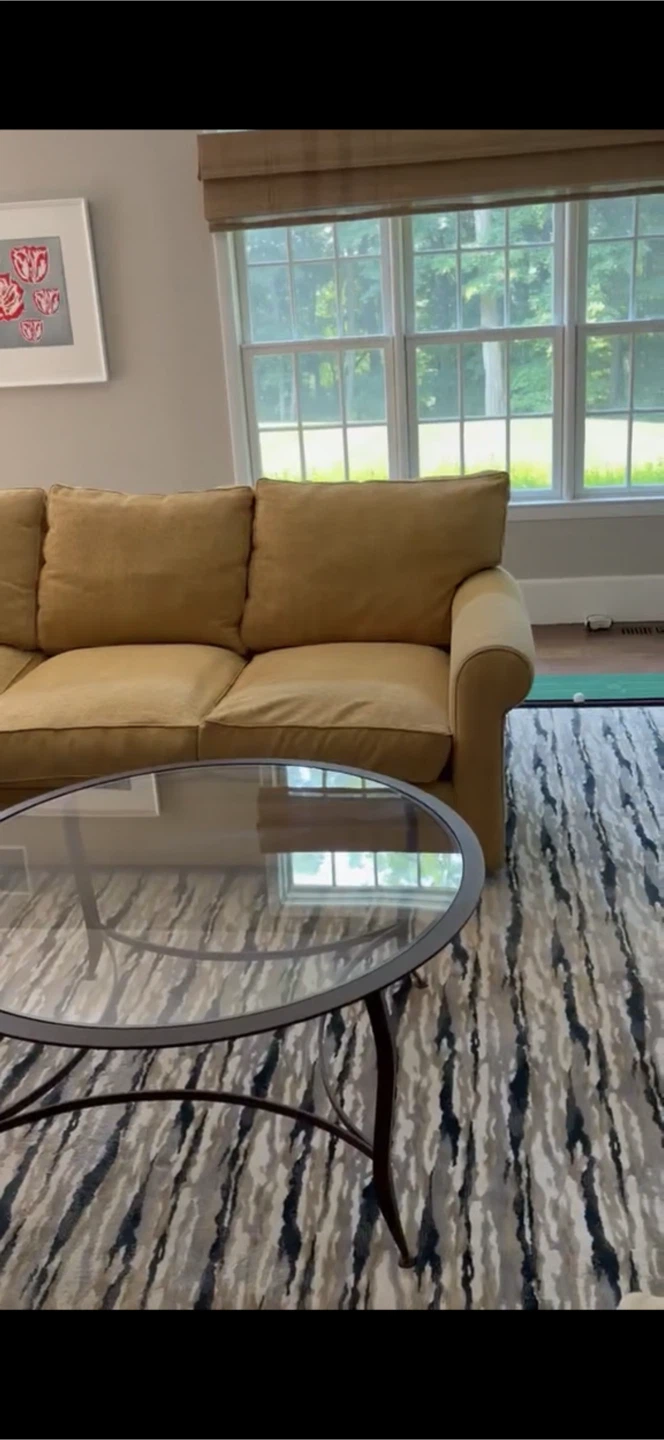 Yellow Sectional Sofa - photo 3