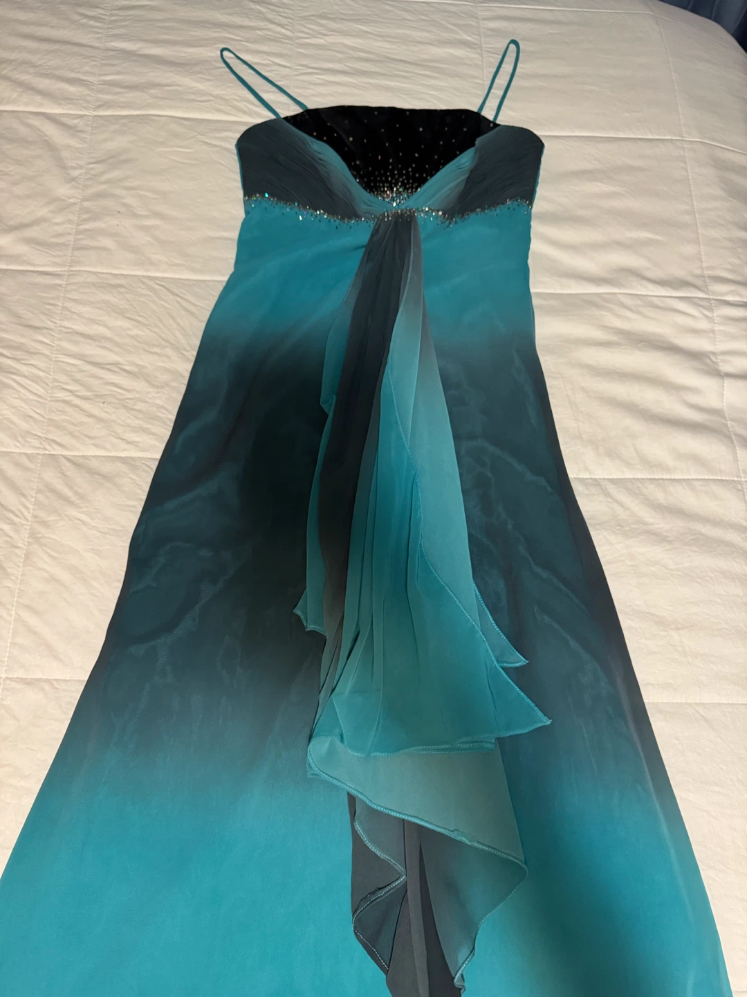 JONE Ombre Spaghetti Strap Gown - photo 2