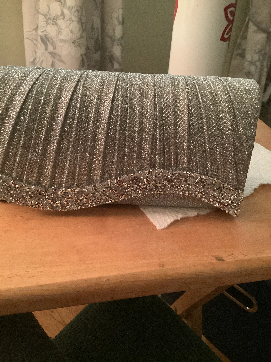 Silver Evening Clutch Purse