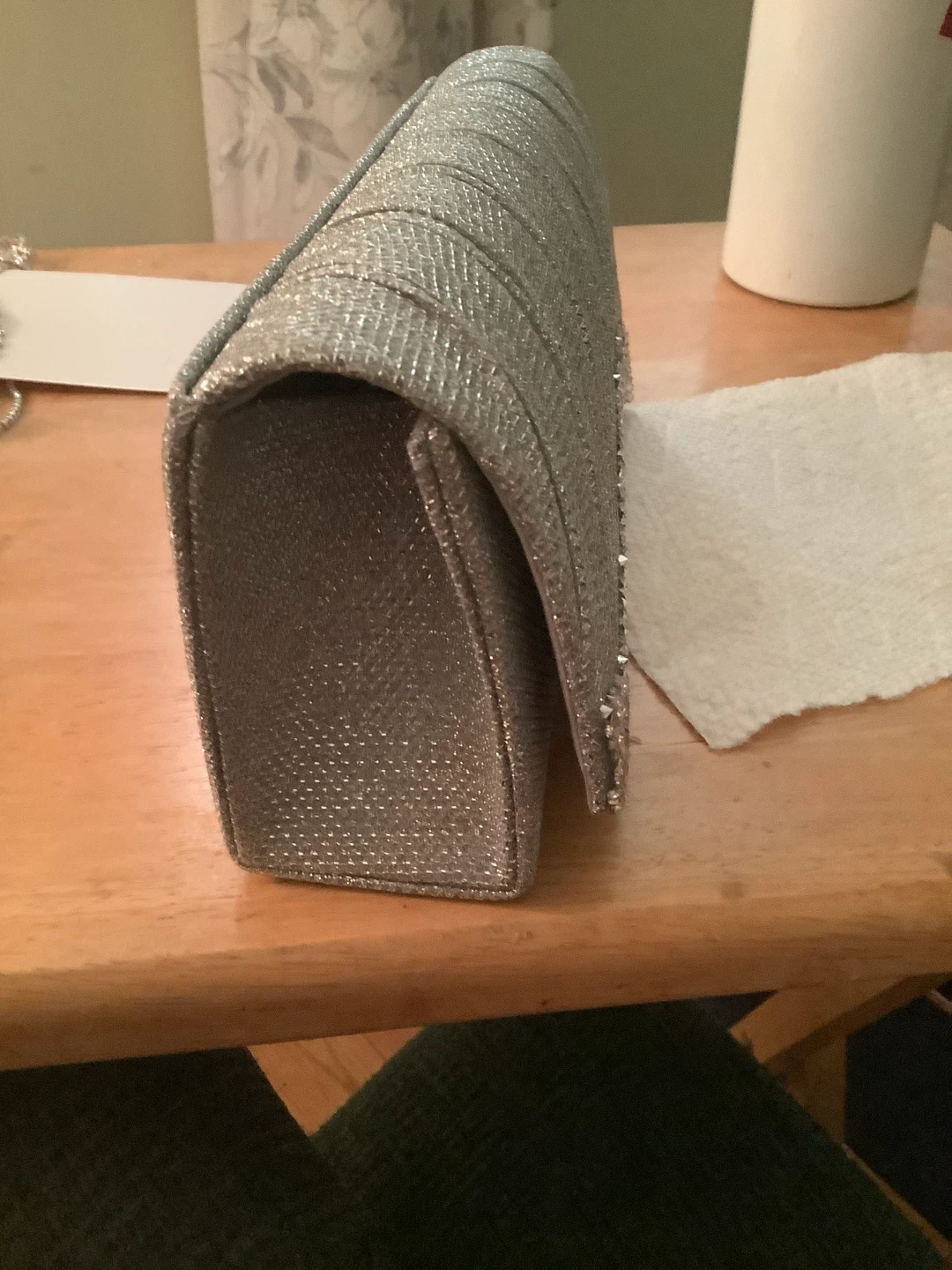 Silver Evening Clutch Purse - photo 2