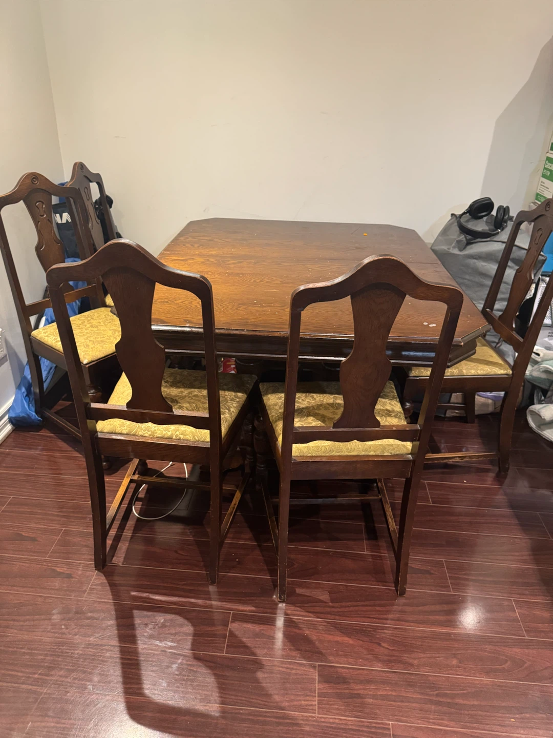 Wooden Dining Table and Chairs Set