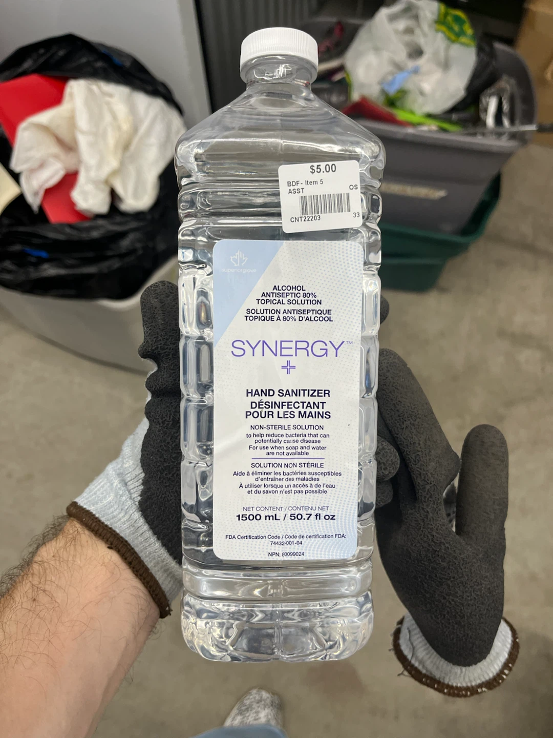 Synergy Hand Sanitizer - 1500 mL