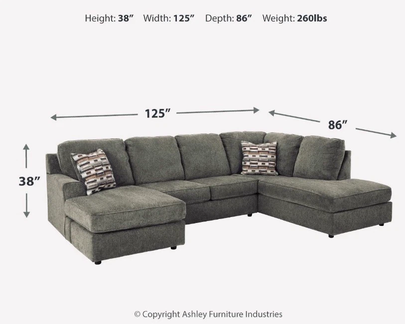 Ashley sectional sofa set - Used ( great condition - photo 3