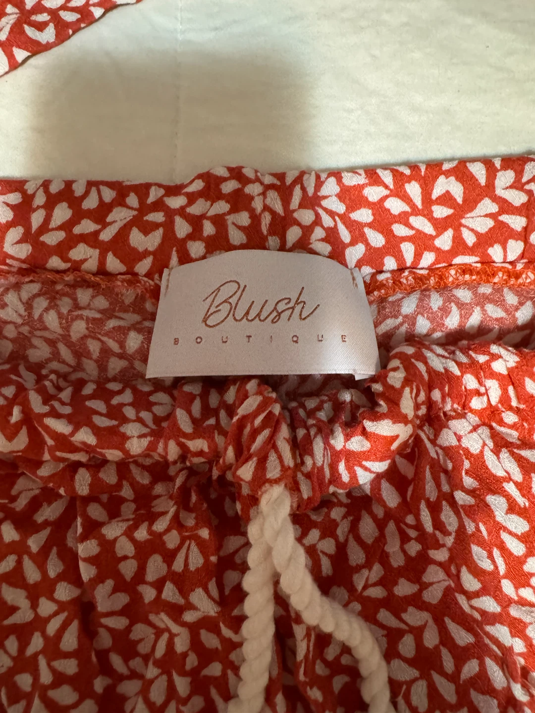 Blush Boutique Red Floral Crop Top & Pants Set - photo 3