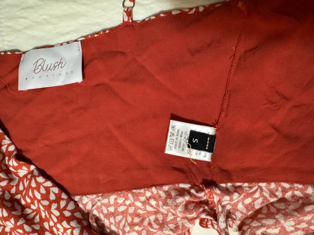 Blush Boutique Red Floral Crop Top & Pants Set - photo 4