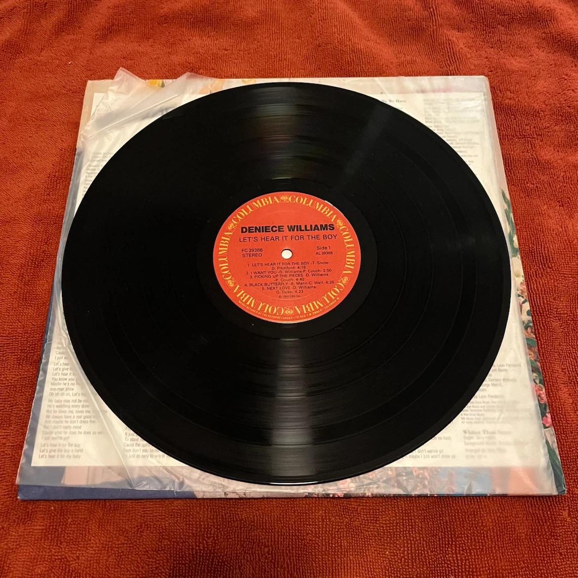 Deniece Williams Let's Hear It For The Boy Vinyl Record - photo 2