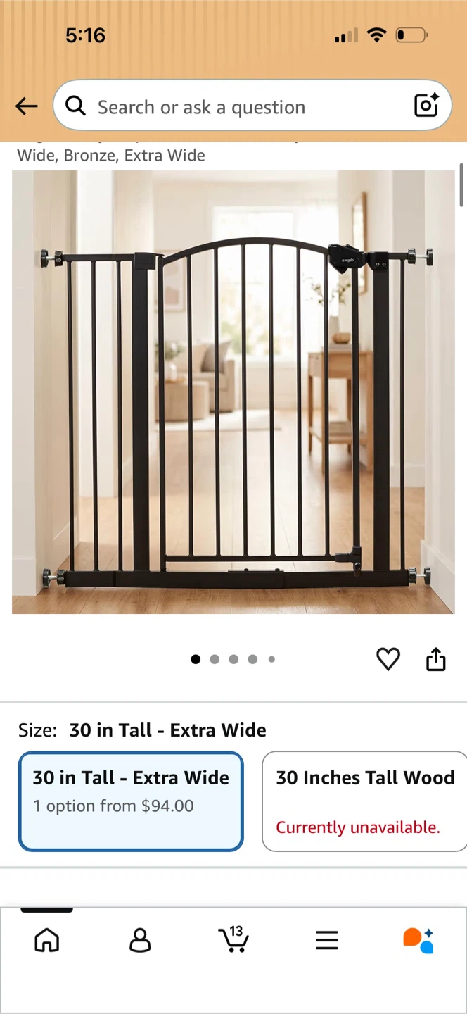 Safety gate Easy Step Extra Wide Metal Safety Gate