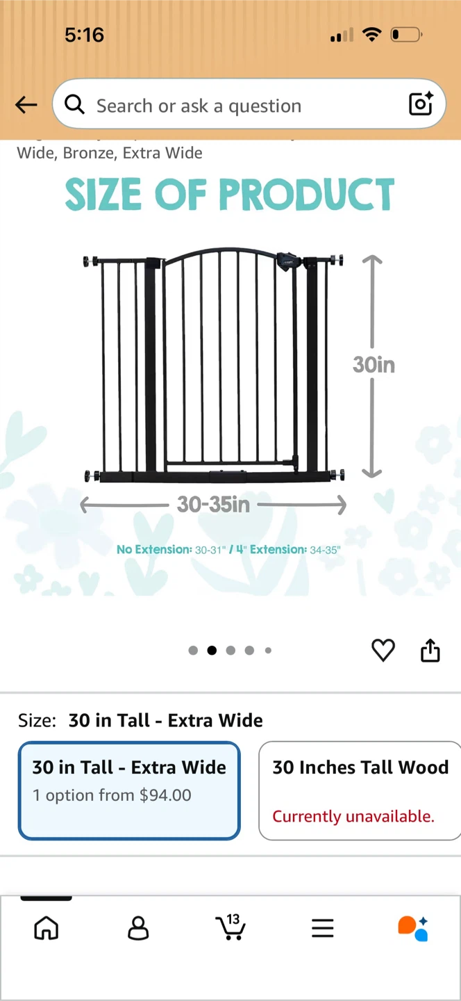 Safety gate Easy Step Extra Wide Metal Safety Gate - photo 2