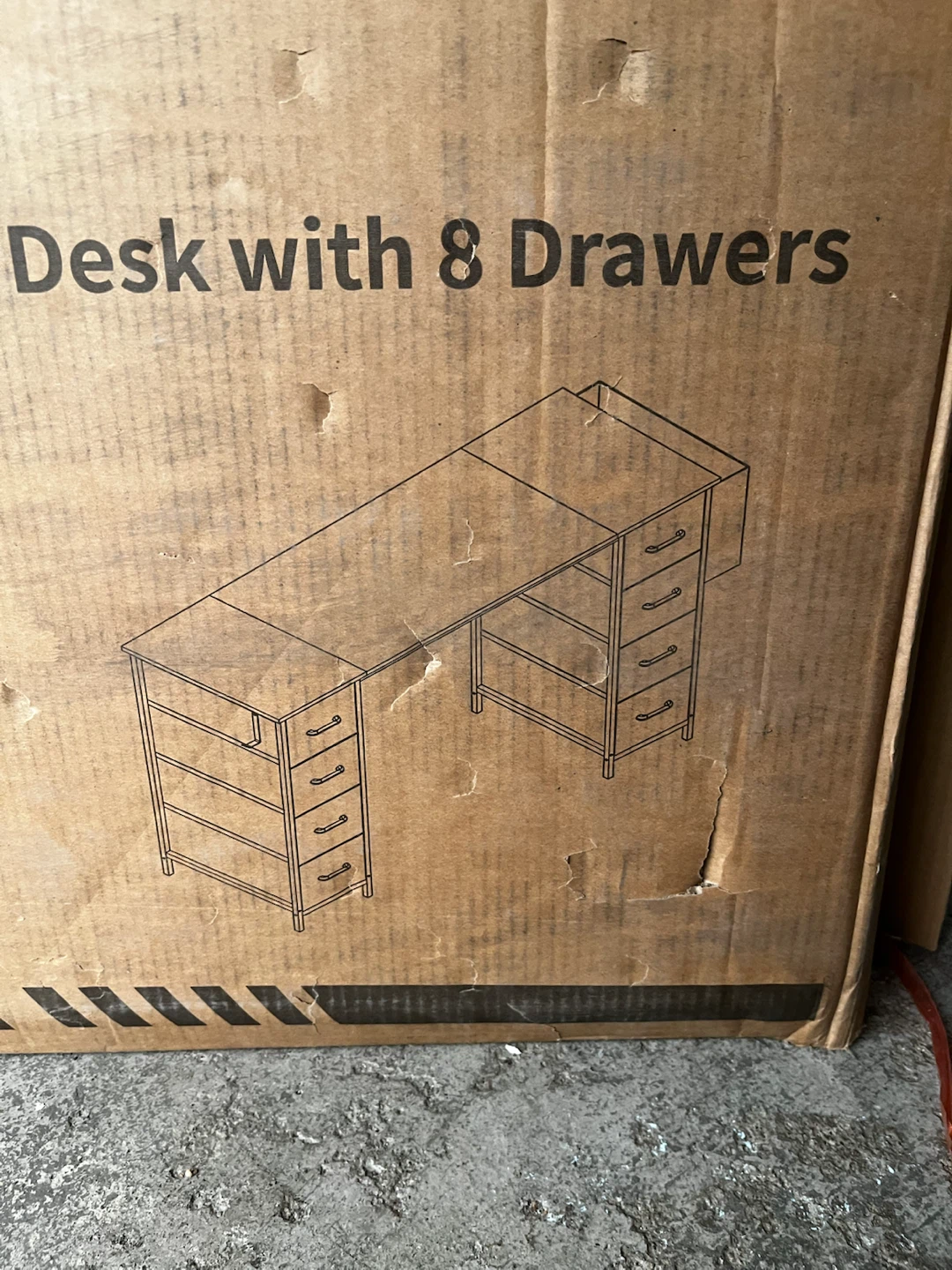 Desk with 8 Drawers - photo 2