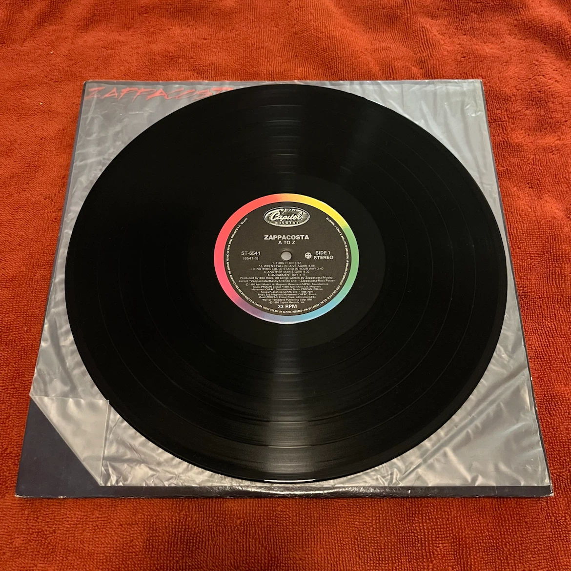 Zappacosta A to Z Vinyl Record - photo 2