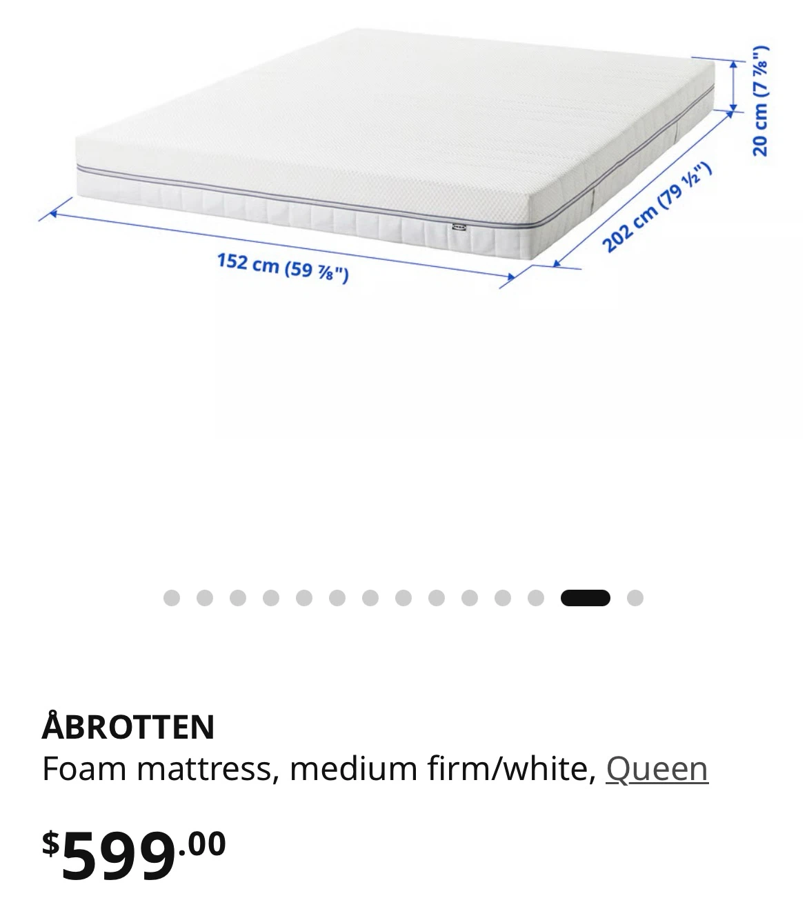 MUST GO BY SUNDAY, JULY 19: Great IKEA ÅBROTTEN Queen Mattress - photo 5