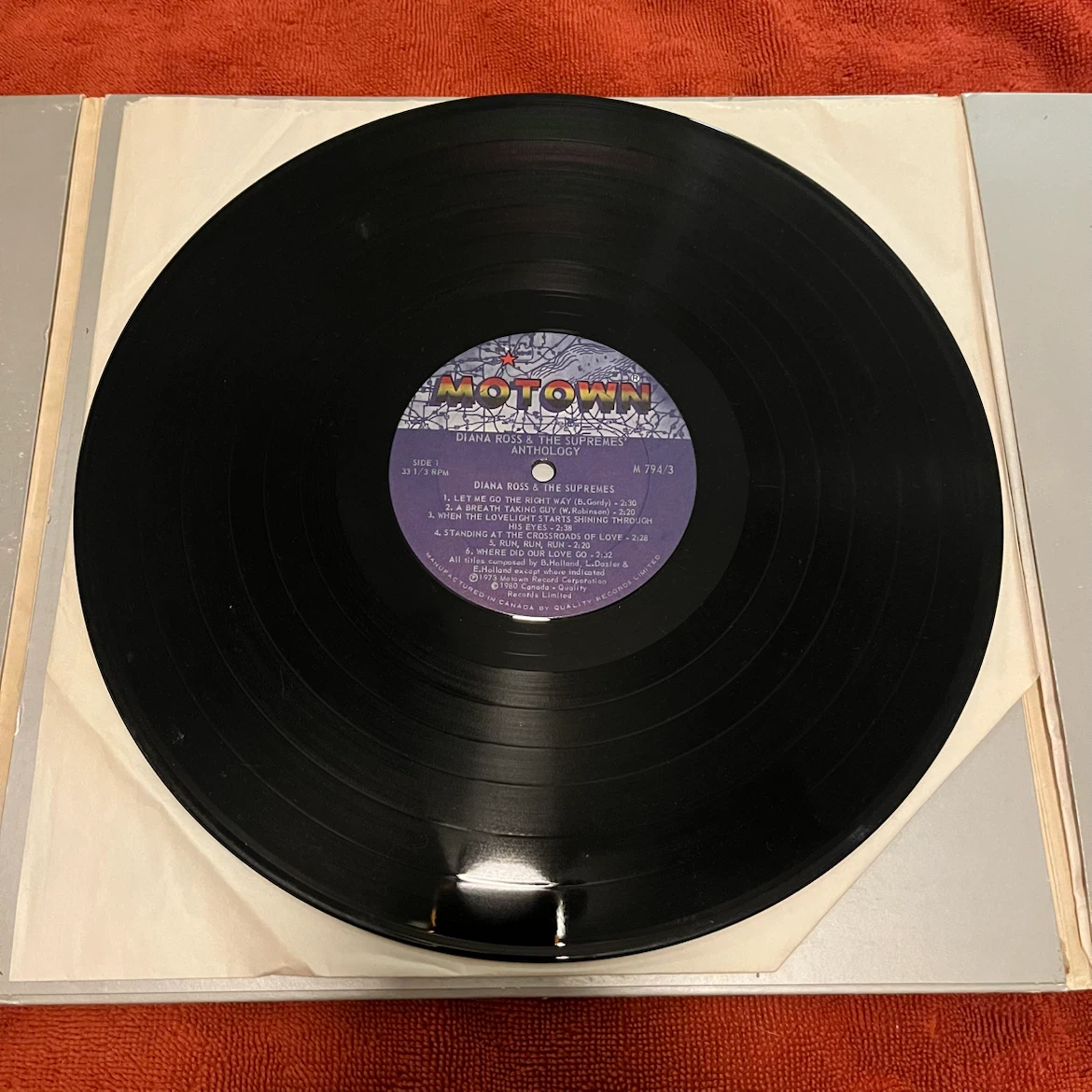 Diana Ross & The Supremes Anthology Vinyl Record - photo 3