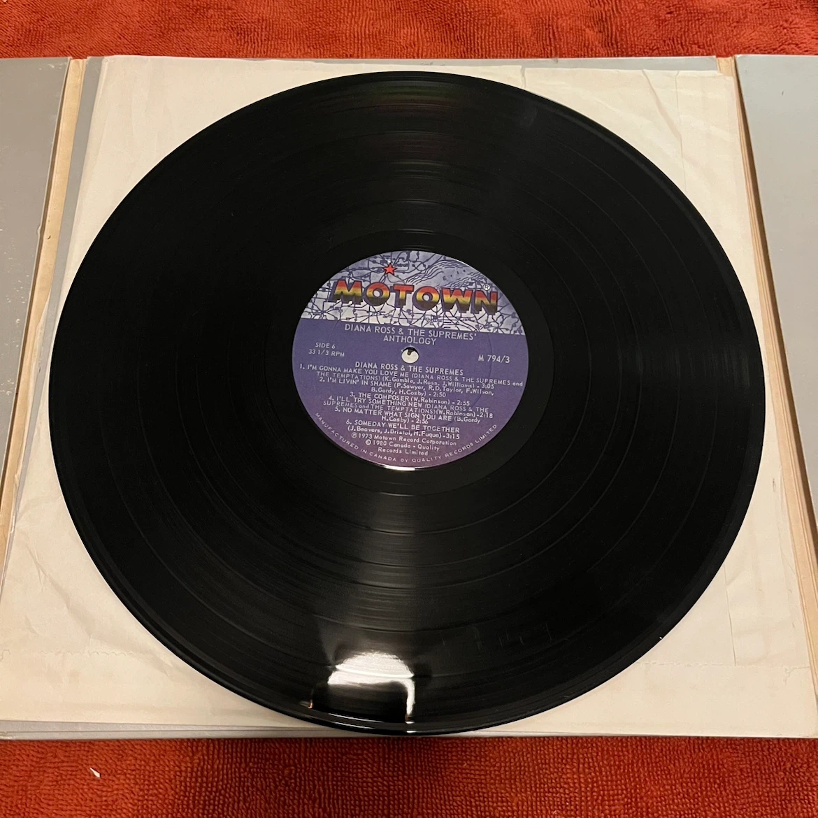 Diana Ross & The Supremes Anthology Vinyl Record - photo 5
