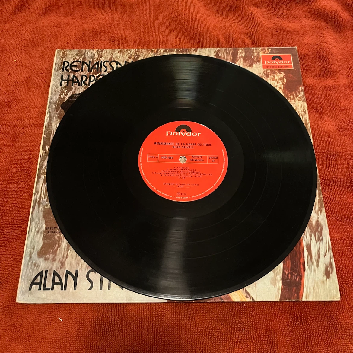 Alan Stivell Renaissance de la Harpe Celtique Vinyl Record - photo 2