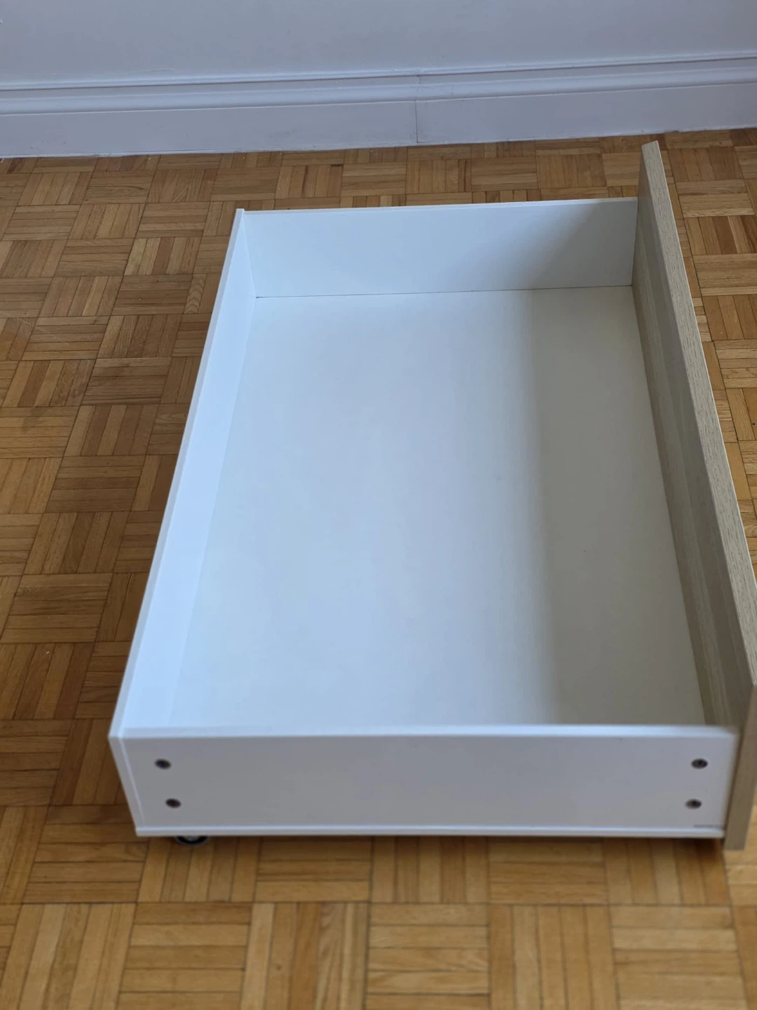 (A PAIR) IKEA MALM Underbed Storage Box - Oak Veneer - photo 3