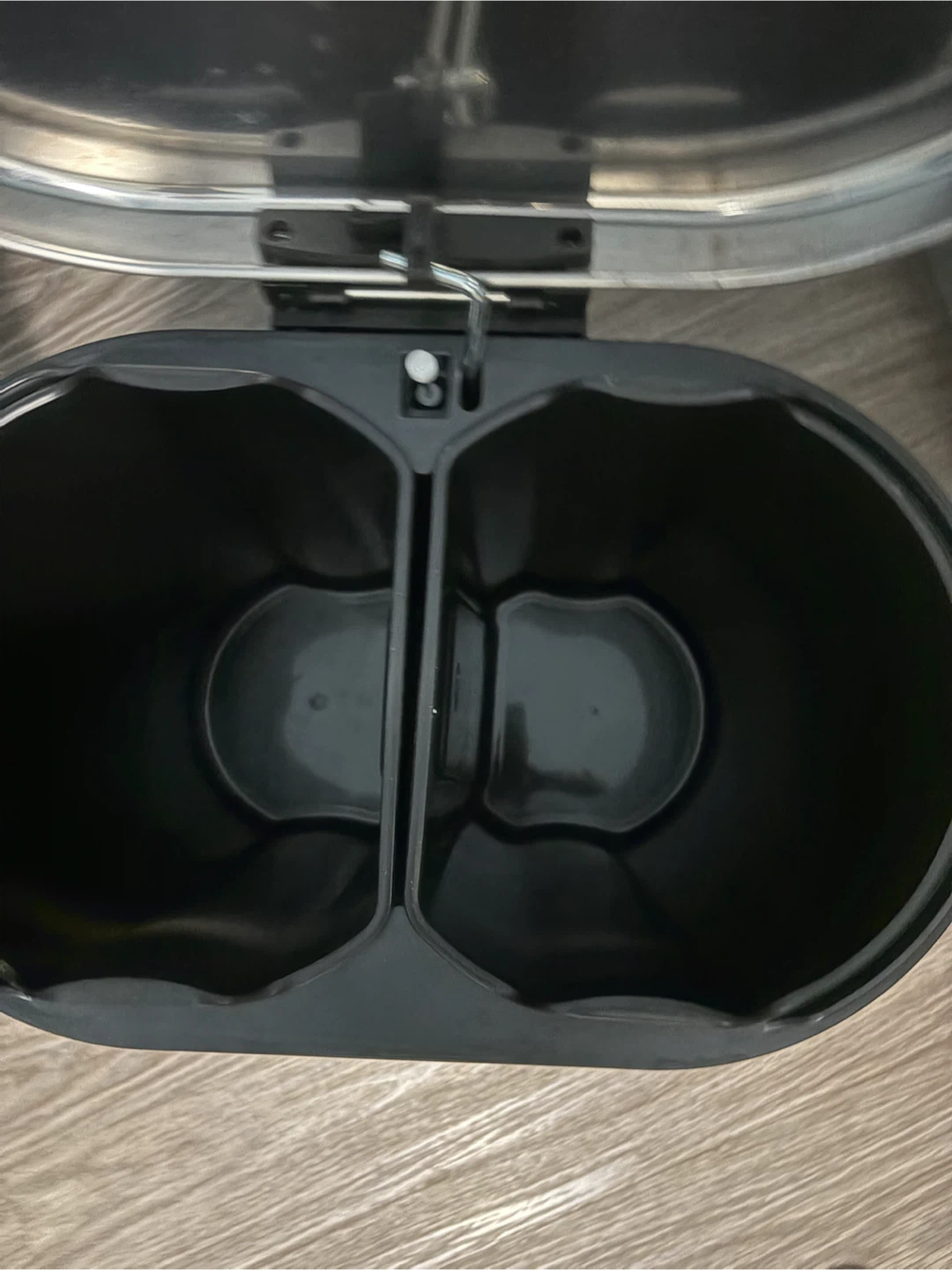 Dual Compartment Steel Garbage Bin - photo 4