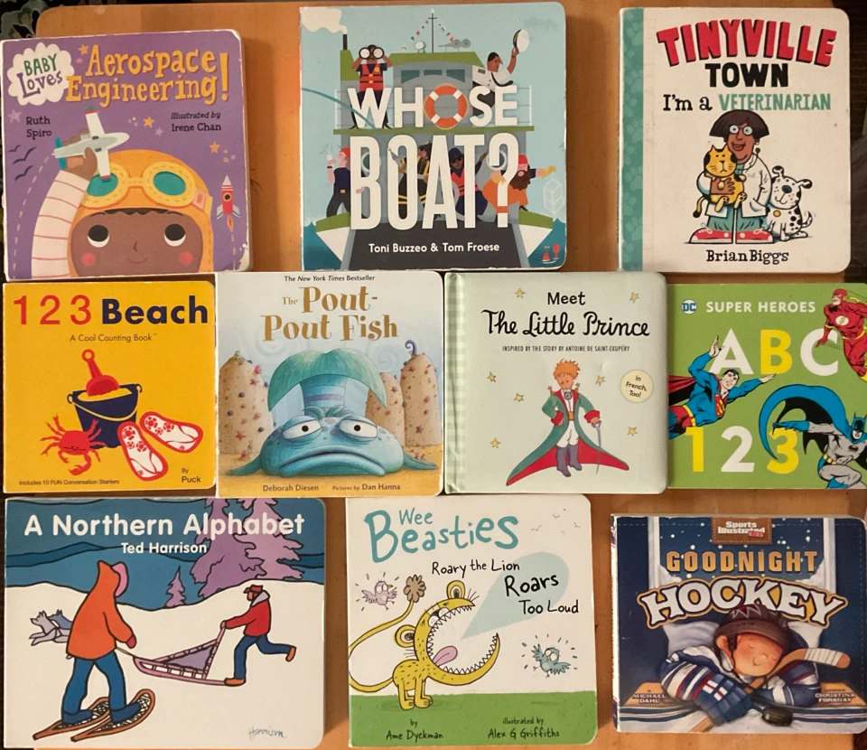 Lot of 10 Children's Board Books - The Little Prince and more