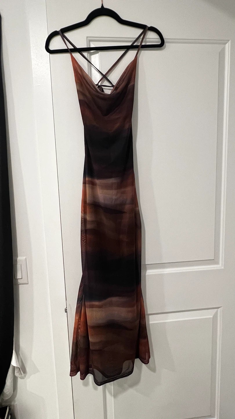 Shein Mesh Maxi Dress