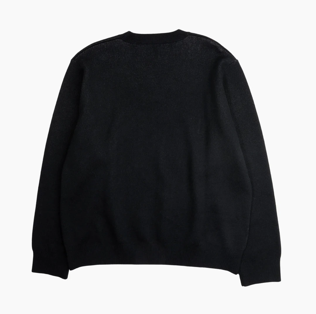 Burberry Black Crew Neck Sweater - Size L - photo 3