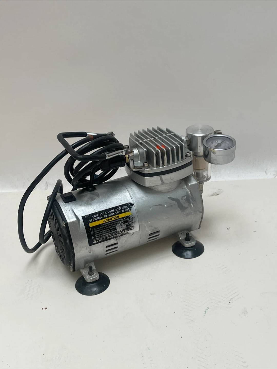 Central Pneumatic Airbrush Compressor