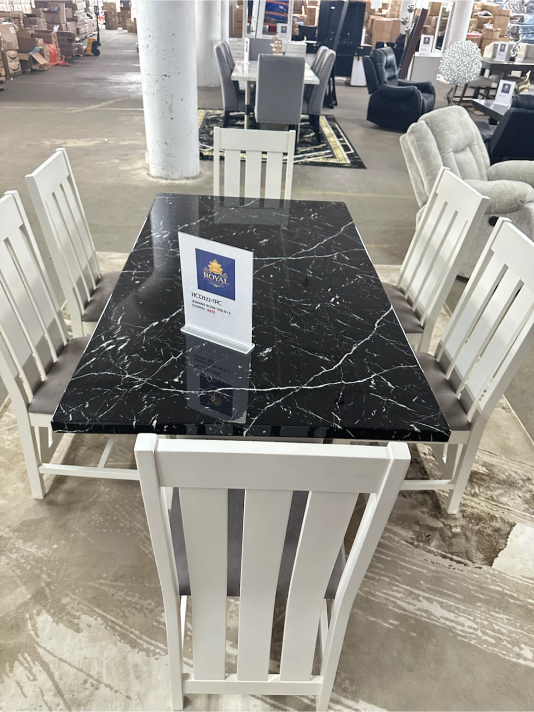 Dining table + 6 chairs (new) - photo 4