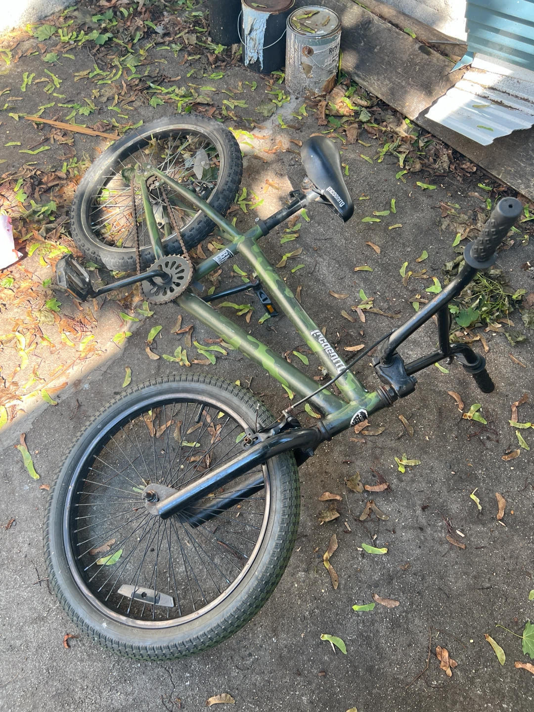Green BMX Bike