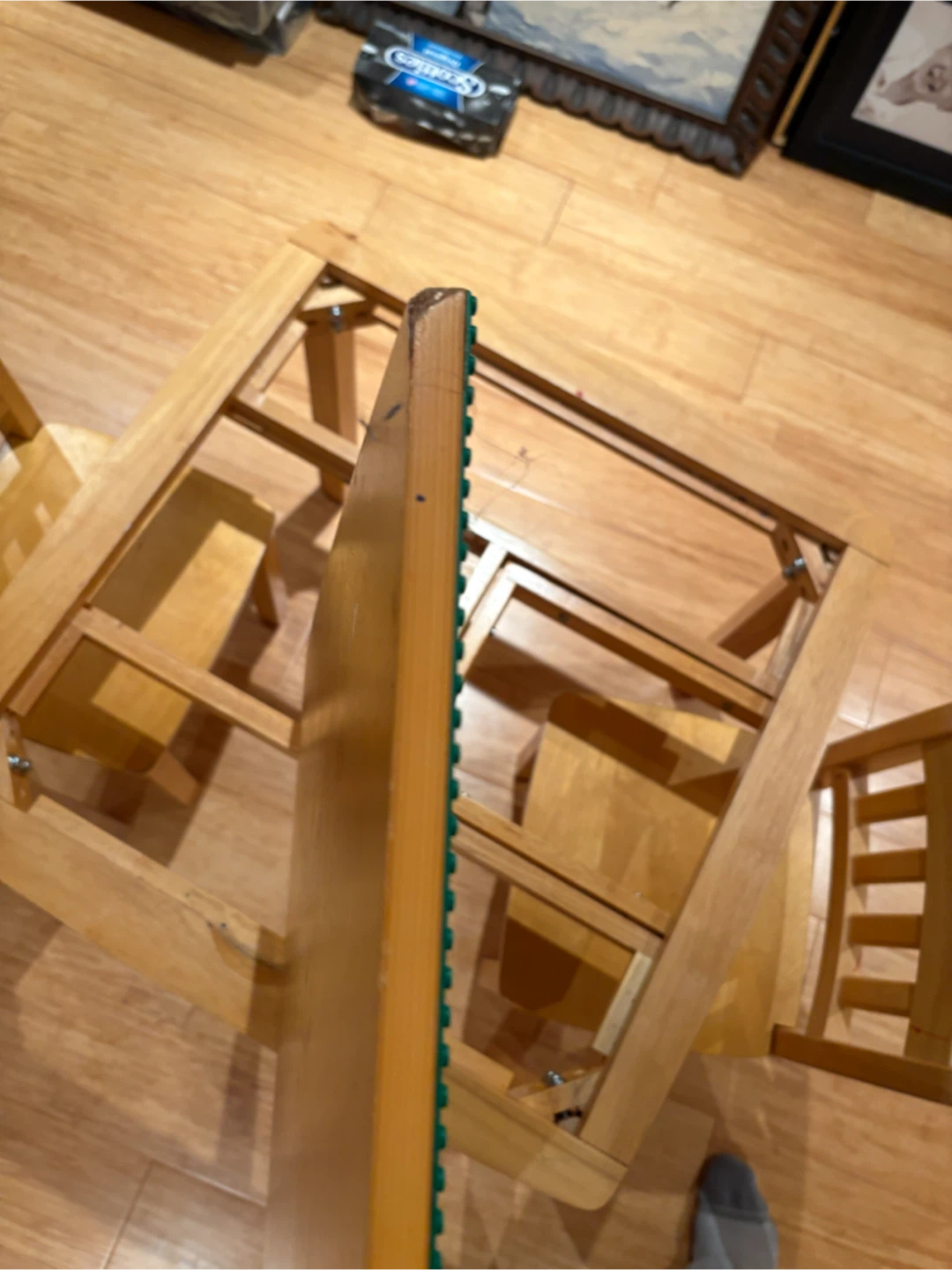Kid's Wooden Play Table and Chairs Set - photo 5