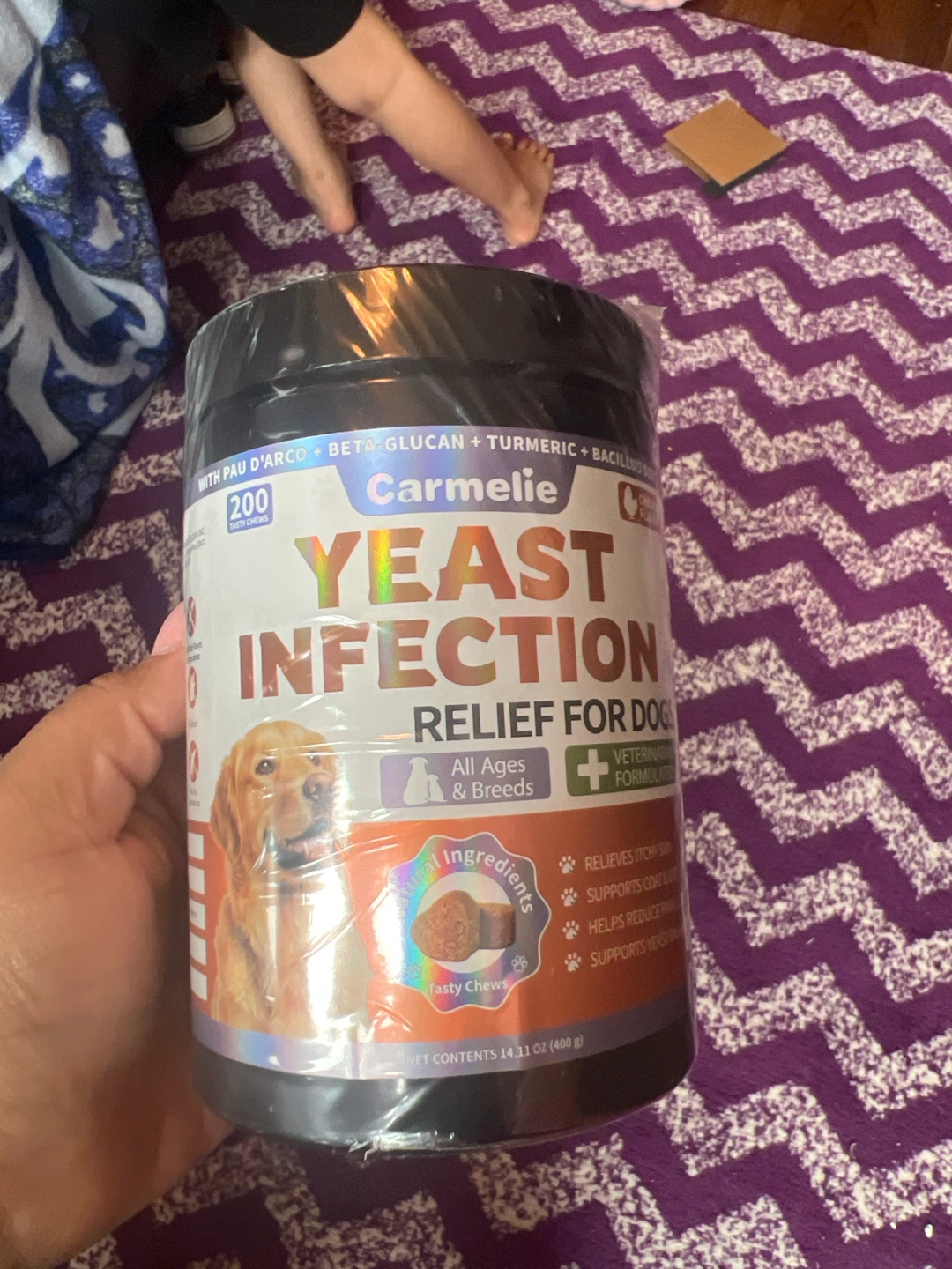 Carmelie Yeast Infection Relief for Dogs - 200 Chews