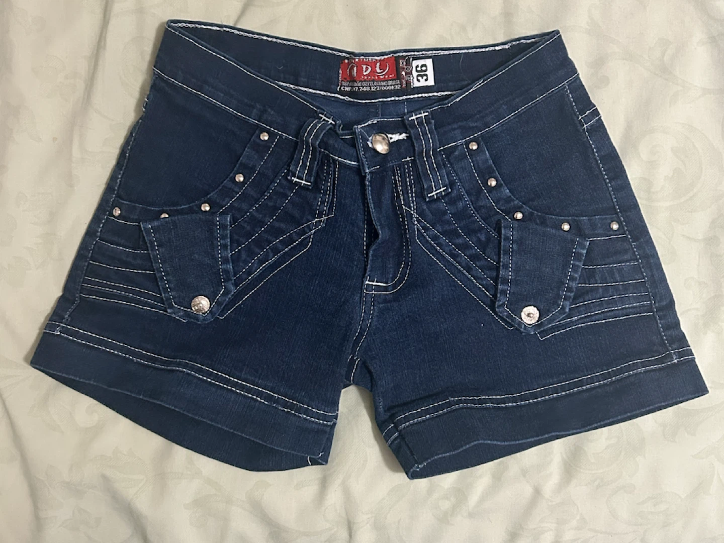 HDL Denim Y2K Low Rise Shorts