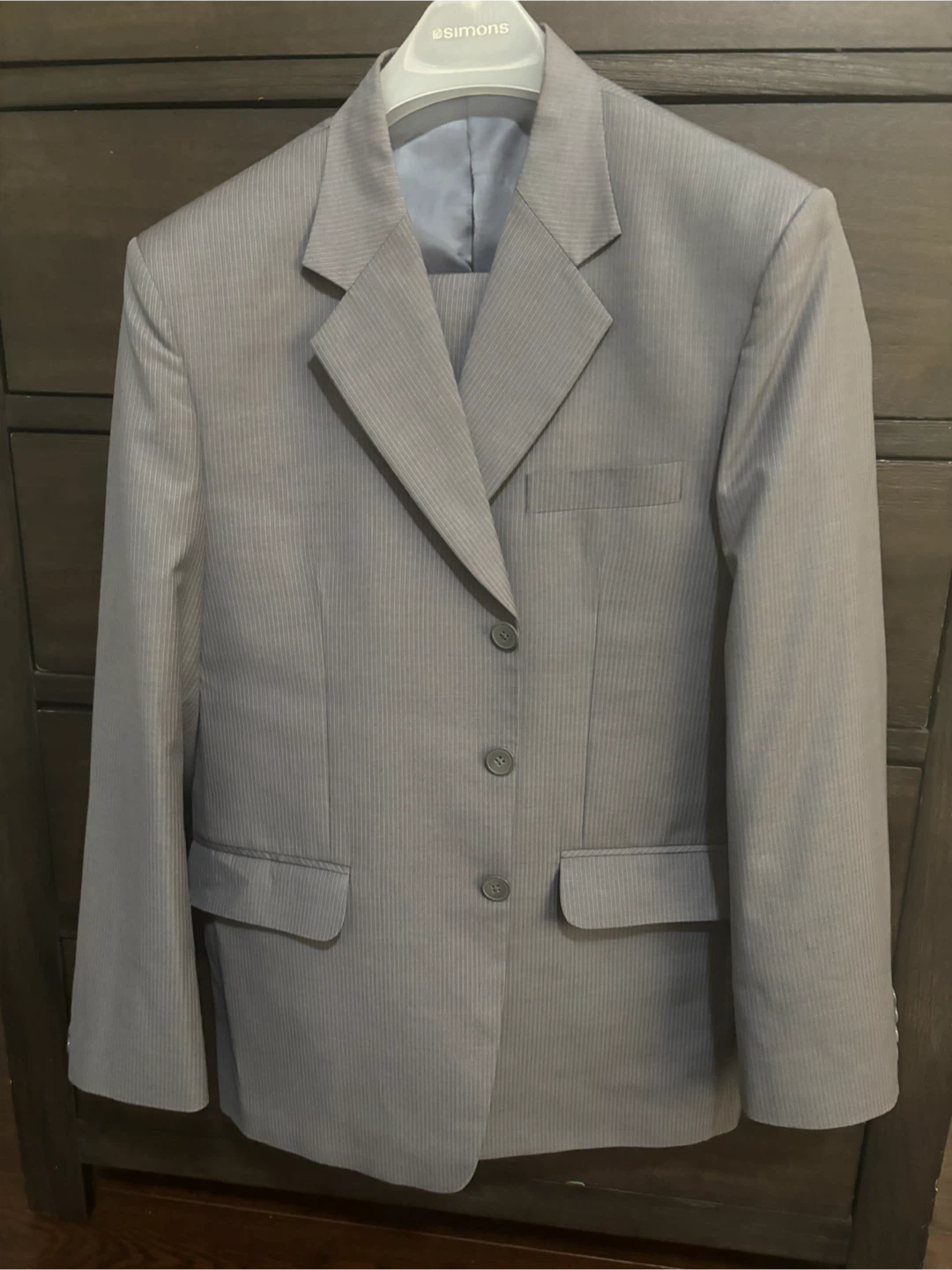 Simons Pinstripe Suit Jacket