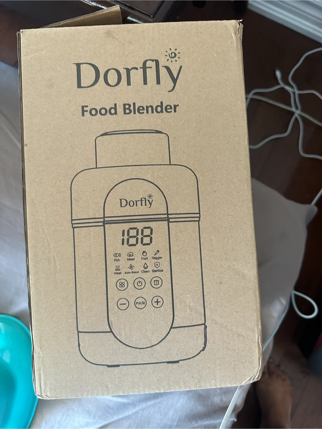 Dorfly Baby Food Maker Glass 12oz Steamer & Blender - photo 4