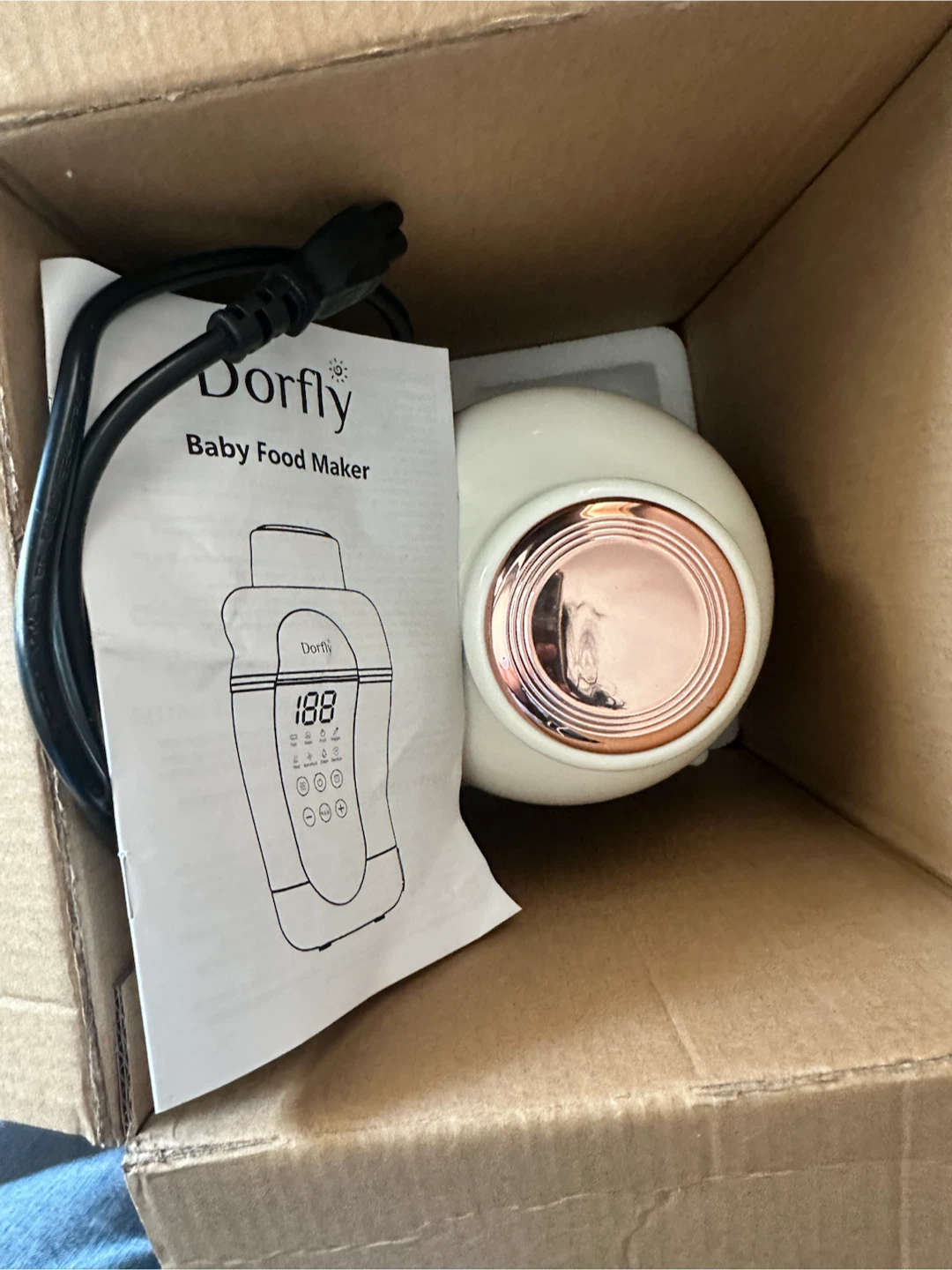Dorfly Baby Food Maker Glass 12oz Steamer & Blender - photo 5