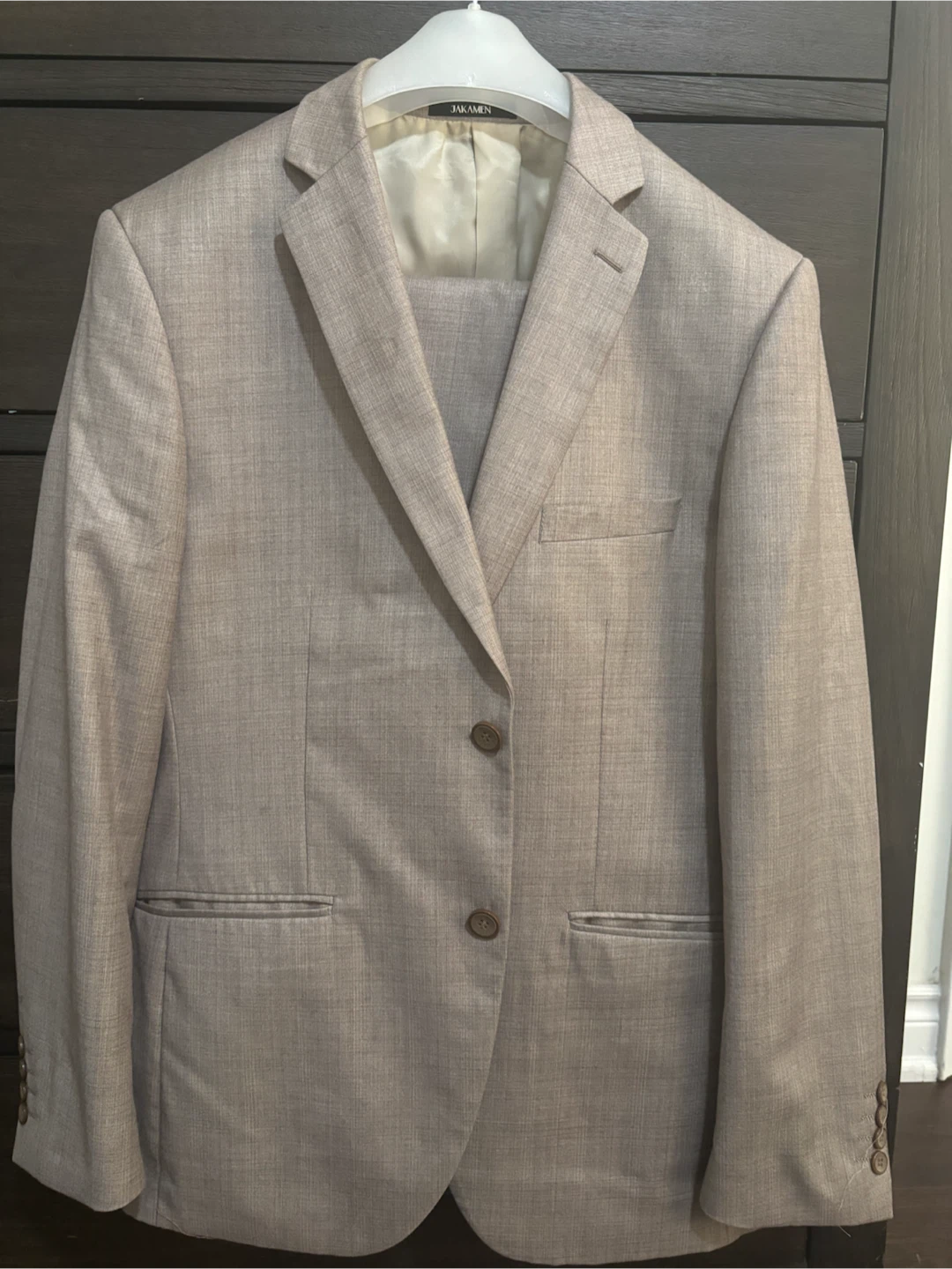 JAKAMEN Men's Suit Jacket and Pants