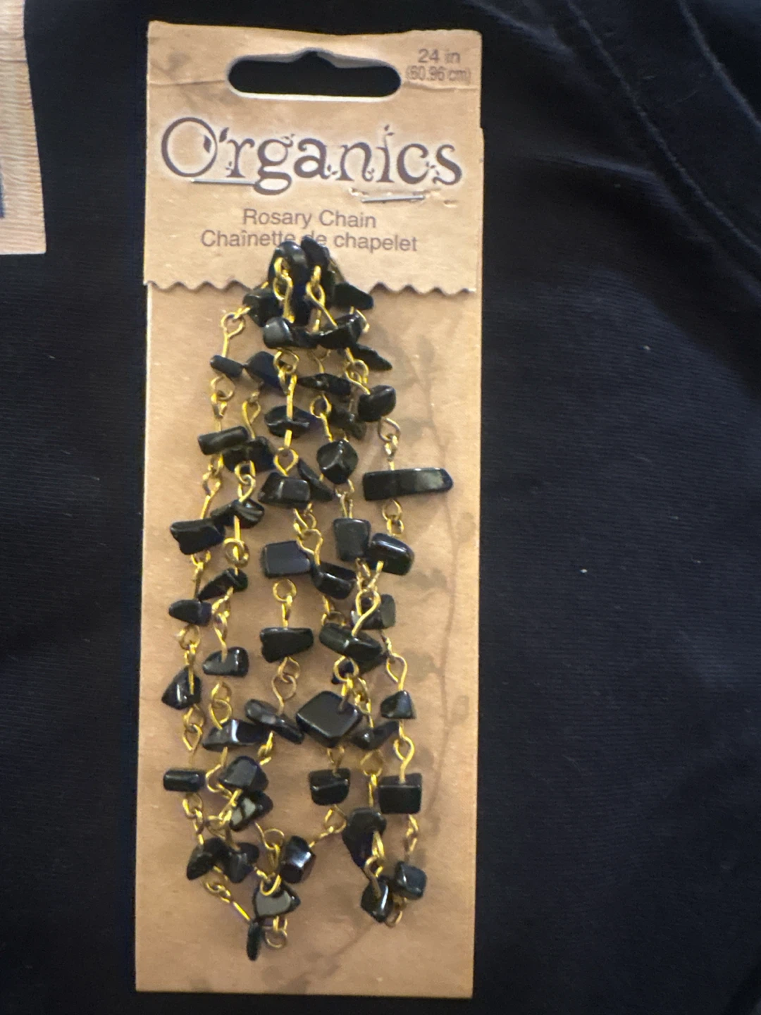 Organics Rosary Chain - 24 in