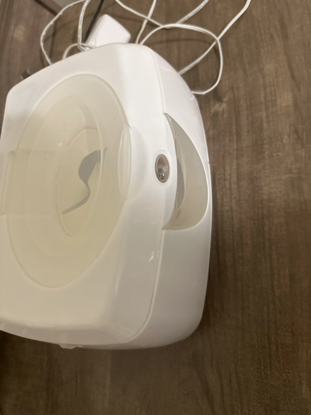 White Electric Bottle Warmer with Power Cord