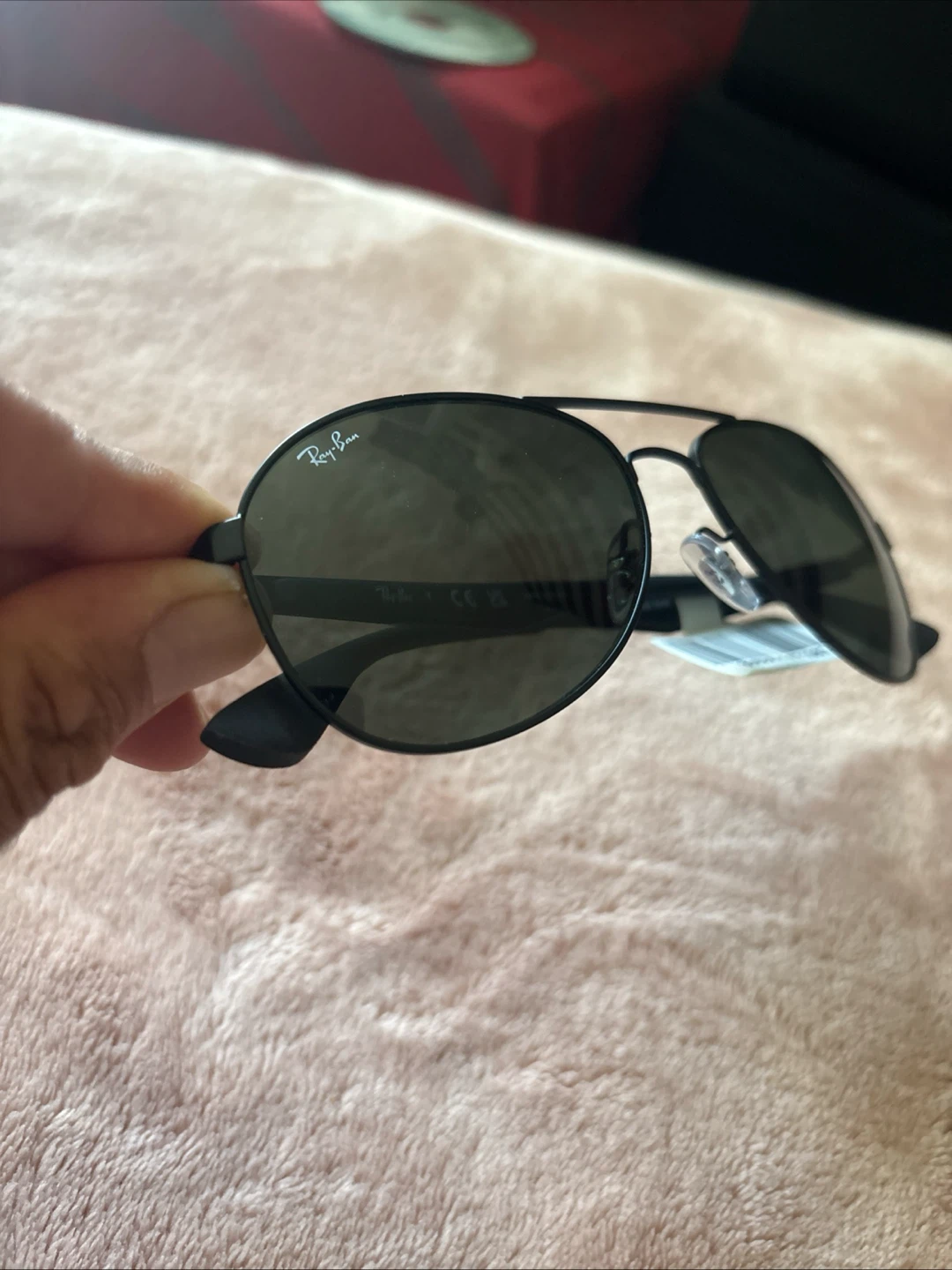 Ray-Ban Aviator Sunglasses - Black - photo 2