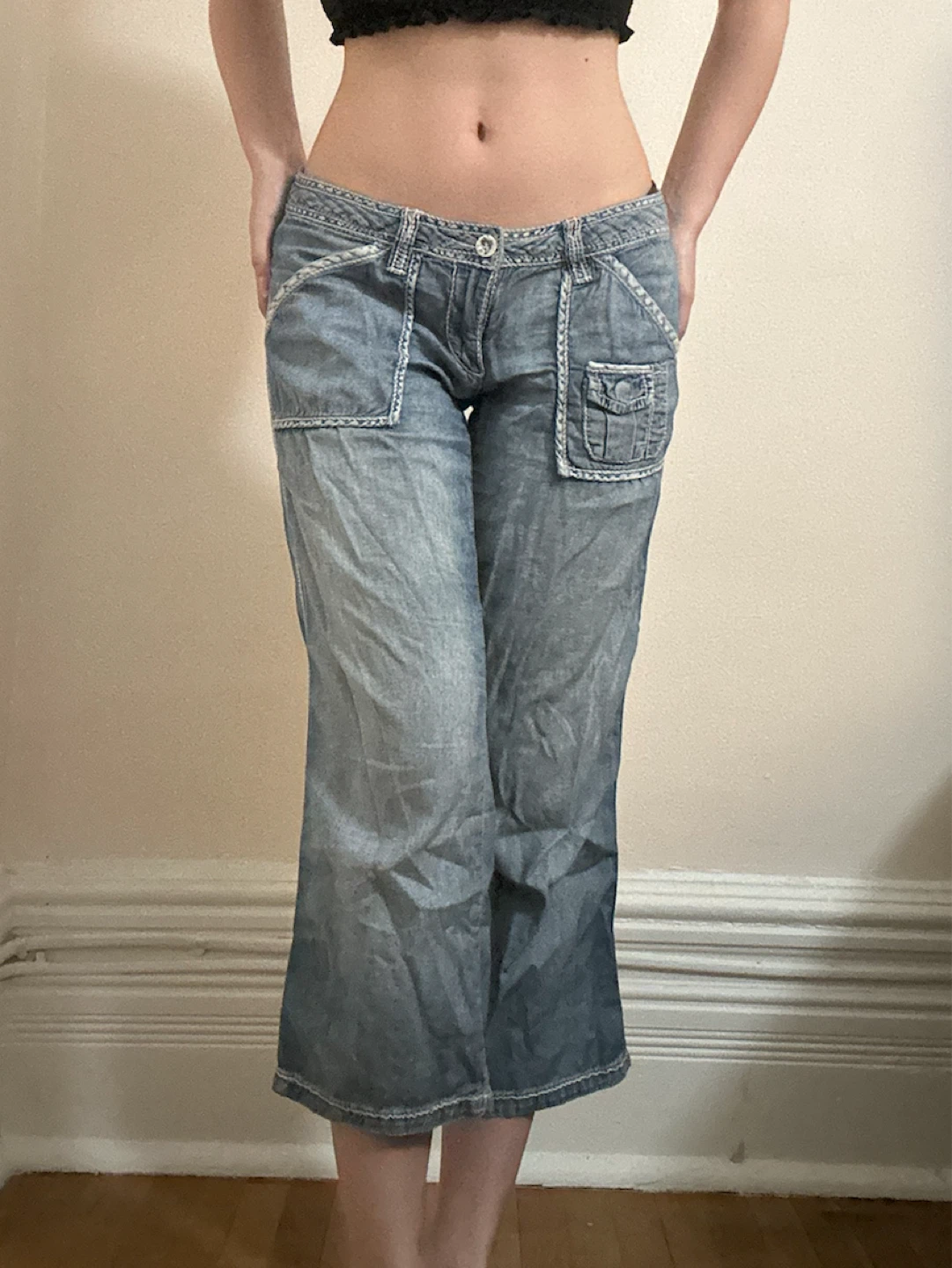 Low Rise Y2K Women’s Capris
