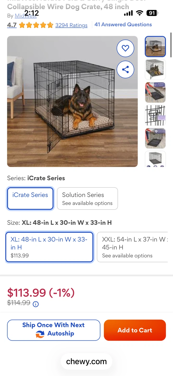 MidWest Homes for Pets iCrate Dog Crate - photo 3