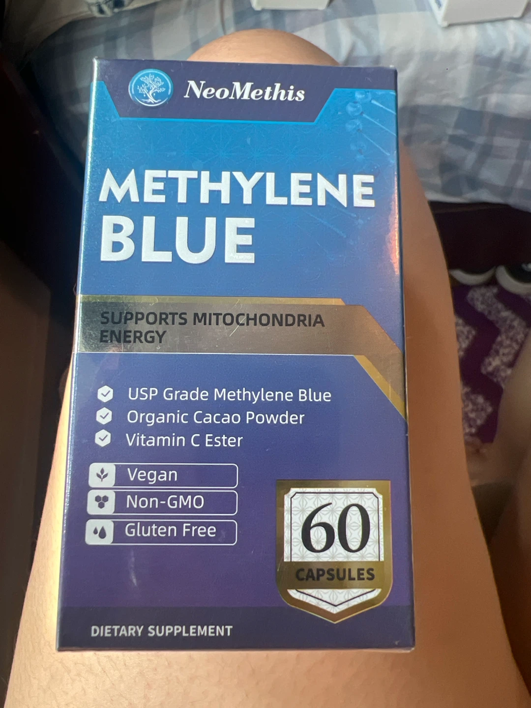 NeoMethis Methylene Blue Dietary Supplement - 60 Capsules